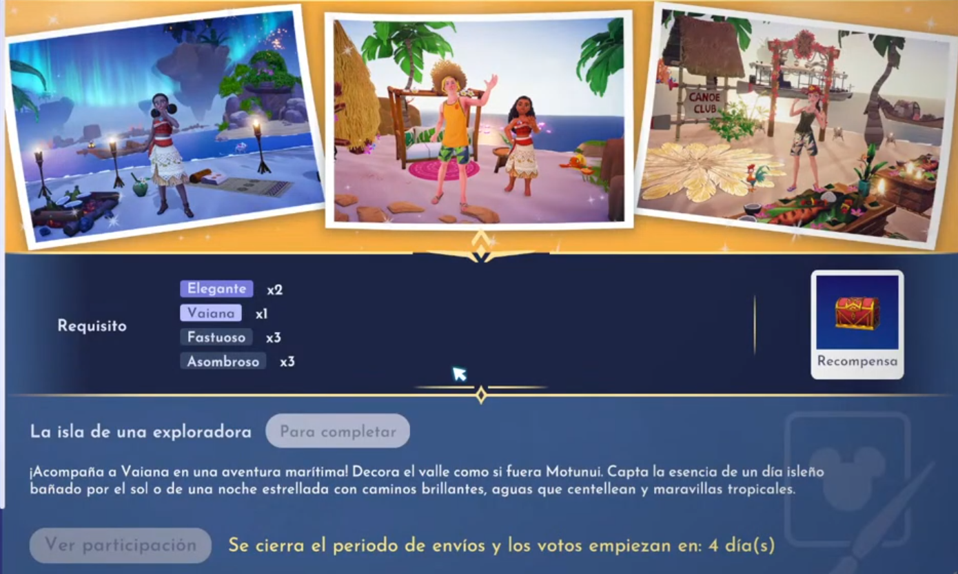 Tela do desafio A ilha de uma exploradora, com os requisitos e a descrição do tema